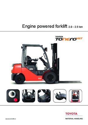 Diesel Forklifts Toyota 06-8 FD 25F 