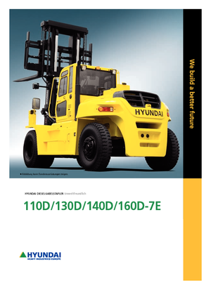 Diesel Forklifts Hyundai 160 D 7 E