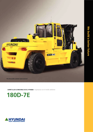 Diesel Forklifts Hyundai 180 D 7 E