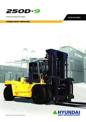 Diesel Forklifts Hyundai 250 D 9