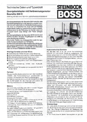 Diesel Sideloaders Steinbock 336 H