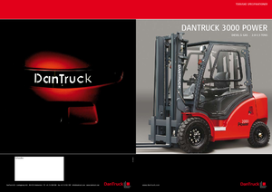 Ön forkliftler dizel DanTruck 3420 DY