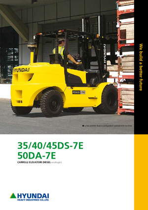 Ön forkliftler dizel Hyundai 45 DS 7 E