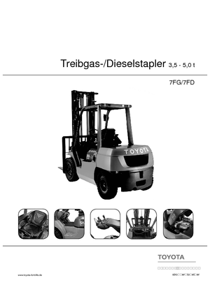 LPG Forklifts Toyota 02-7 FG 35