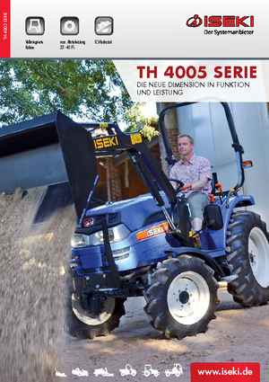 Municipal Tractors Front Hitch Iseki 4295 AHL