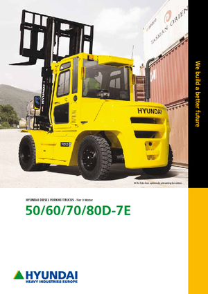 Diesel Forklifts Hyundai 80 D 7 E