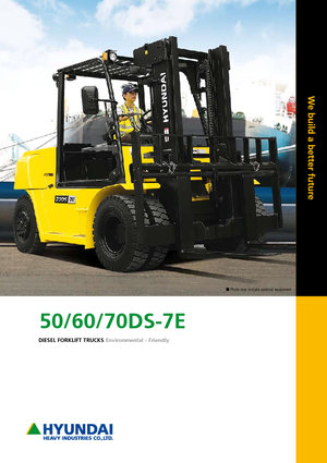 Ön forkliftler dizel Hyundai 50 DS 7 E