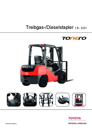 Diesel Forklifts Toyota 52-8 FDJF 35 