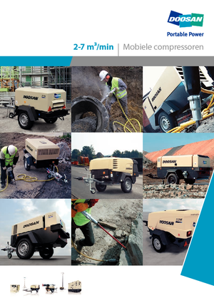 Portable Air Compressors - Diesel, Electric, Gasoline Doosan 7/20 