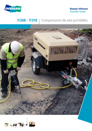 Portable Air Compressors - Diesel, Electric, Gasoline Doosan 7/31E 