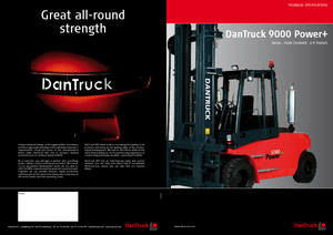 Diesel Forklifts DanTruck 9496 Power +