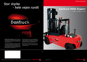 Ön forkliftler dizel DanTruck 9686 Power +