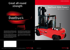 Diesel Forklifts DanTruck 9696 Power +