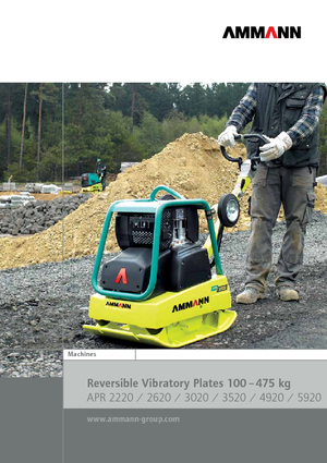 Reversible Vibratory Plate Compactors Ammann APR 2620