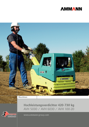 Reversible Vibratory Plate Compactors Ammann AVH 5030
