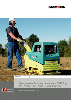 Reversible Vibratory Plate Compactors Ammann AVH 5030