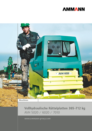 Reversible Vibratory Plate Compactors Ammann AVH 7010