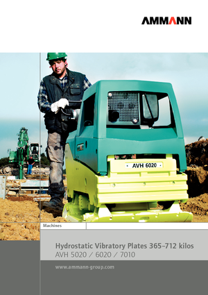 Reversible Vibratory Plate Compactors Ammann APH 5020