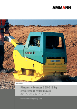 Reversible Vibratory Plate Compactors Ammann APH 5020