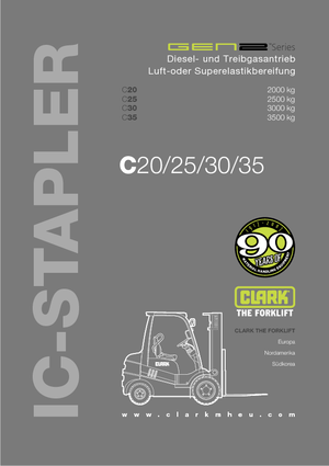 Diesel Forklifts Clark C 20 D