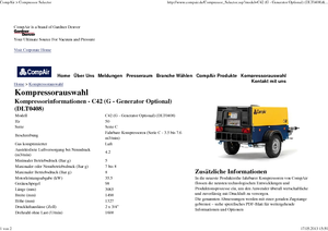 Taşınabilir Hava Kompresörleri - Dizel, Elektrikli, Benzinli CompAir C 42 gebr.