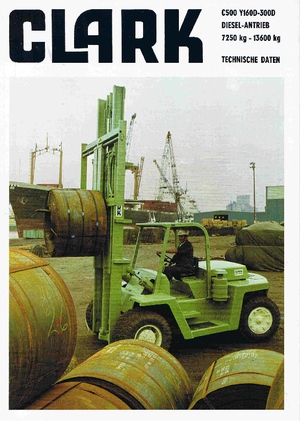 Diesel Forklifts Clark C 500-y-300 D