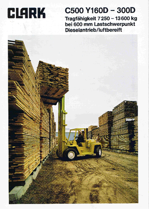 Diesel Forklifts Clark C 500-ys-250 D