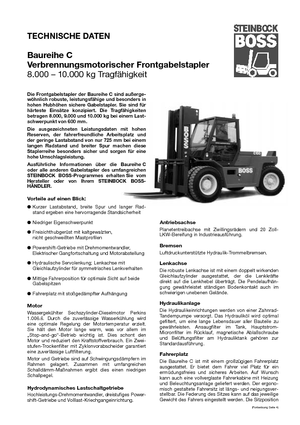 Diesel Forklifts Steinbock C 100