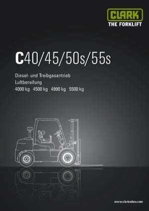 Diesel Forklifts Clark C 55 s D