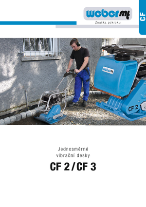 Single Direction Vibratory Plate Compactors weber mt CF 3