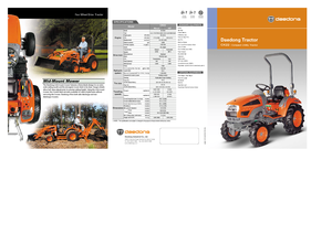 Belediye çok amaçlı araçlar dizel Kioti CK 22 HST