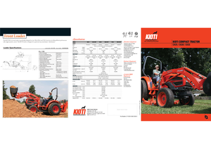 Municipal Tractors Front Hitch Kioti CK 35 HST