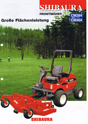 Belediye çok amaçlı araçlar dizel Shibaura CM 364