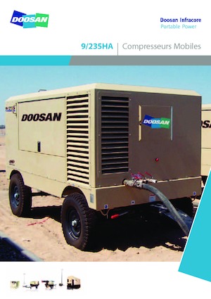Portable Air Compressors - Diesel, Electric, Gasoline Doosan 9/235 HA 