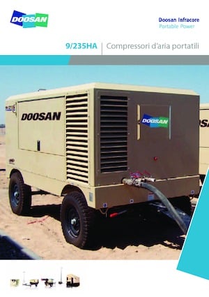Portable Air Compressors - Diesel, Electric, Gasoline Doosan 9/235 HA 