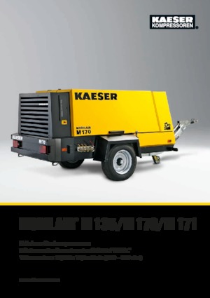 Portable Air Compressors - Diesel, Electric, Gasoline Kaeser Mobilair M 135