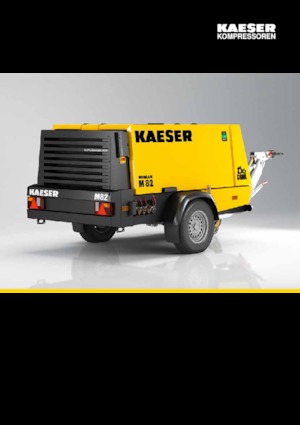 Portable Air Compressors - Diesel, Electric, Gasoline Kaeser Mobilair M 82 G 8,5 kVA