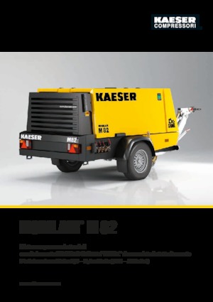 Portable Air Compressors - Diesel, Electric, Gasoline Kaeser Mobilair M 82 G 8,5 kVA