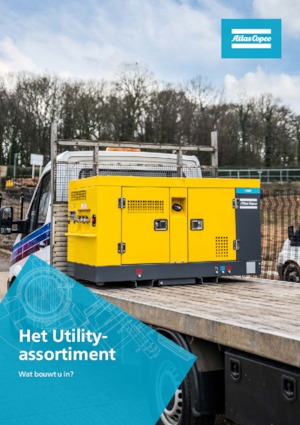 Stationary Air Compressors - Diesel, Electric, Gasoline Atlas Copco Utility U 190 PACE