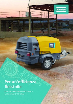 Taşınabilir Hava Kompresörleri - Dizel, Elektrikli, Benzinli Atlas Copco XAHS 108 Kd