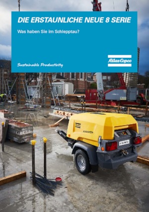 Taşınabilir Hava Kompresörleri - Dizel, Elektrikli, Benzinli Atlas Copco XAS 58 Kd