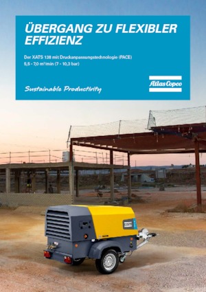 Portable Air Compressors - Diesel, Electric, Gasoline Atlas Copco XATS 138 Kd