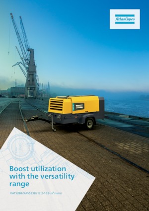 Portable Air Compressors - Diesel, Electric, Gasoline Atlas Copco XAVS 238 Jd DPF