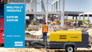 Portable Air Compressors - Diesel, Electric, Gasoline Atlas Copco XAVS 186 Jd