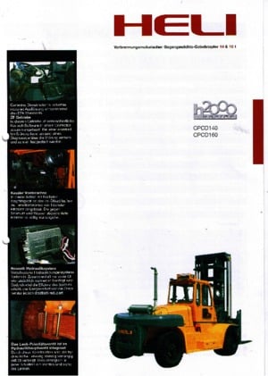 Diesel Forklifts Heli CPCD 160