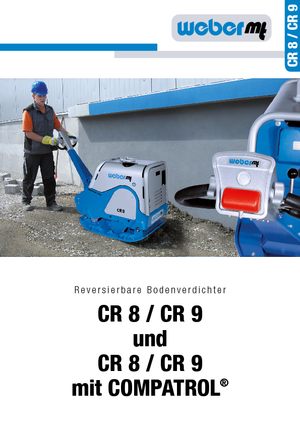 Reversible Vibratory Plate Compactors weber mt CR 9 
