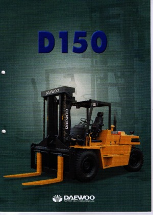 Ön forkliftler dizel Doosan D 150