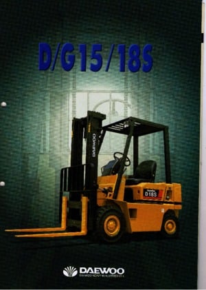 Ön forkliftler dizel Doosan D 18 S
