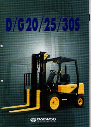 Diesel Forklifts Doosan D 25 S 3