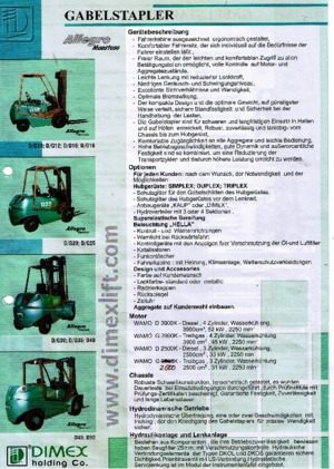 Diesel Forklifts Dimex D 50 Allegro
